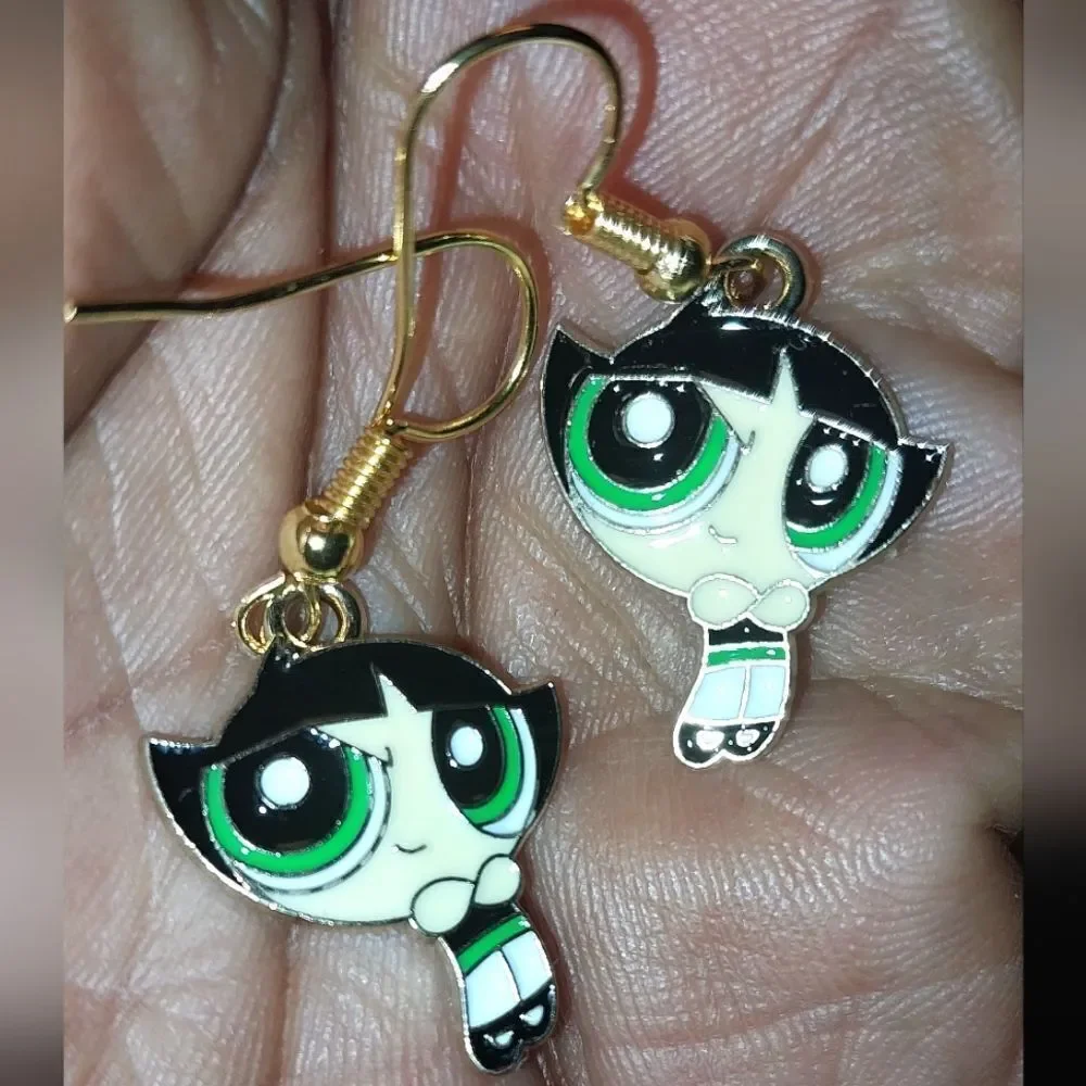Super cute anime fashion earrings For Adults And Kids